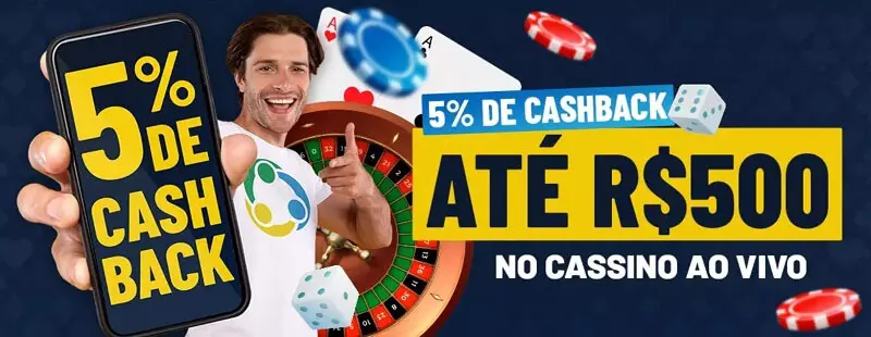 CASHBACK TODA SEMANA NO CASSINO AO VIVO!